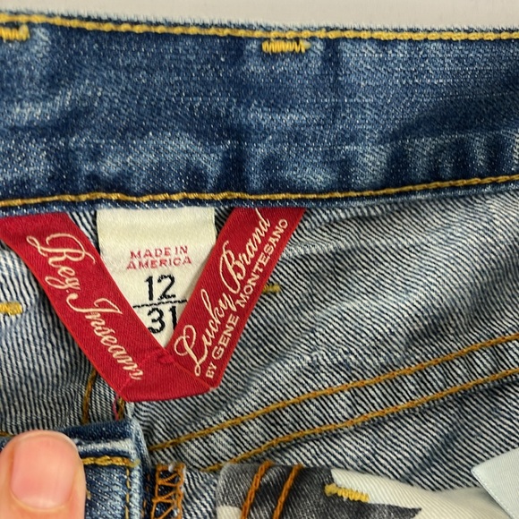 Lucky Brand Low-Rise Distressed Sweet N' Low Flare Jeans - Picture 6 of 12